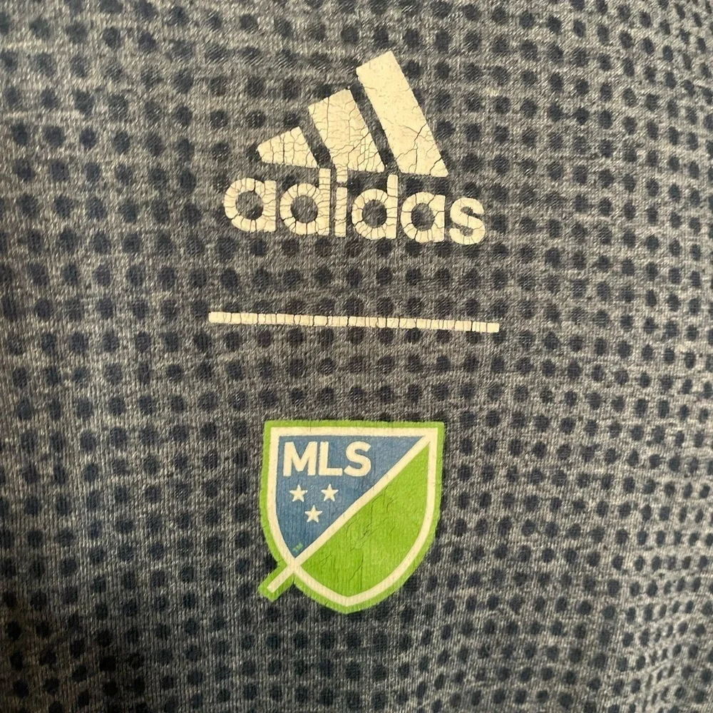 Adidas Seattle Sounders FC Navy Long Sleeve Shirt Size XXL